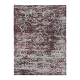 Bennett Maroon & Grey in Large (60" x 80") Size