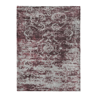 Bennett Maroon & Grey in Large (60" x 80") Size