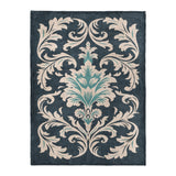 Aubrey Navy & Teal in Large (60" x 80") Size