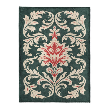 Aubrey Green & Red in Large (60" x 80") Size