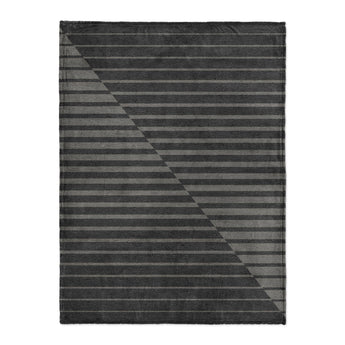 Euclid Black & Neutral Grey in Large (60" x 80") Size
