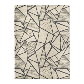 Harlan Ivory & Black in Large (60" x 80") Size