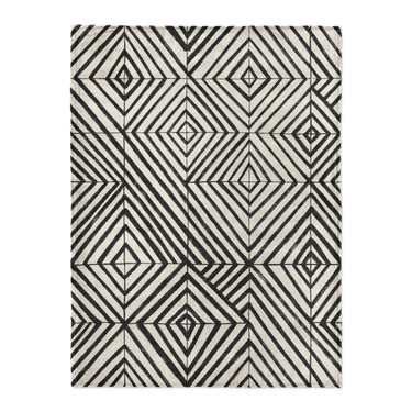 Ludwig Black & Ivory in Large (60" x 80") Size