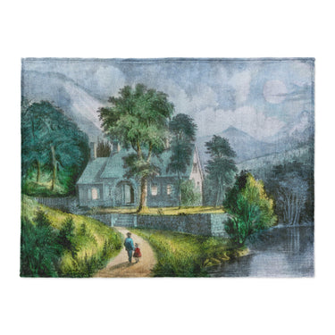 Cottage by the Cliff in Large (60" x 80") Size