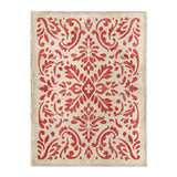 Floranna Ivory & Red in Large (60" x 80") Size