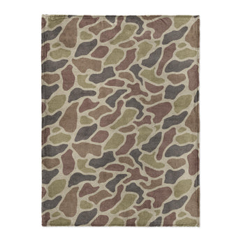Duck Camo Brown in Large (60" x 80") Size