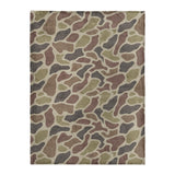 Duck Camo Brown in Large (60" x 80") Size