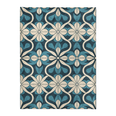 Mattheo Blue & Ivory in Large (60" x 80") Size