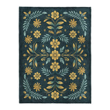 Isabella Navy & Gold in Large (60" x 80") Size
