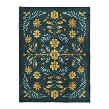 Isabella Navy & Gold in Large (60" x 80") Size