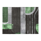 Gordian Dark Green in Large (60" x 80") Size