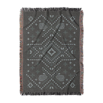 Durand Charcoal Grey in Large (80" x 60") Size