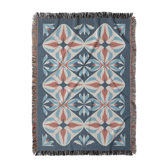 Elliot Blue & Orange in Large (80" x 60") Size