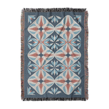 Elliot Blue & Orange in Large (80" x 60") Size