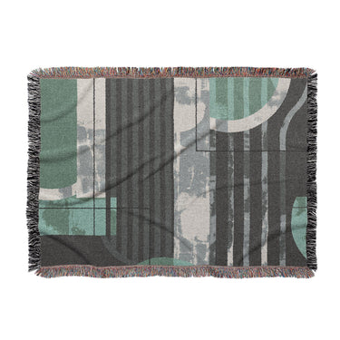 Gordian Dark Green in Large (80" x 60") Size