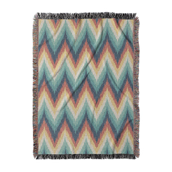 Firekaat Blue & Orange in Large (80" x 60") Size