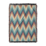 Firekaat Blue & Orange in Large (80" x 60") Size