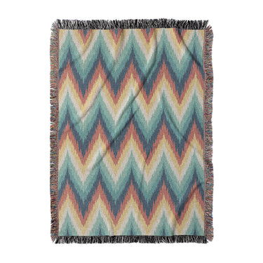 Firekaat Blue & Orange in Large (80" x 60") Size
