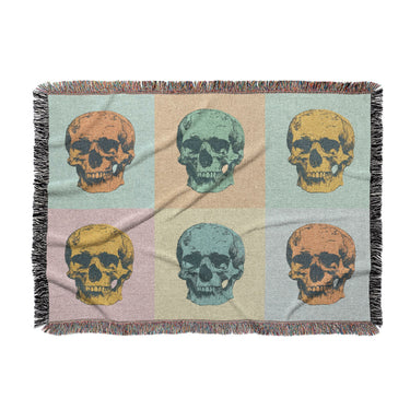 Pop Art Skulls in Large (80" x 60") Size