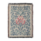 Beryl Blue & Red in Large (80" x 60") Size