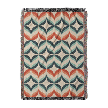 Jasper Blue & Red in Large (80" x 60") Size