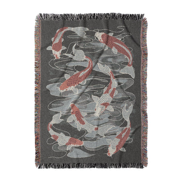 Koi Pond Charcoal in Large (80" x 60") Size