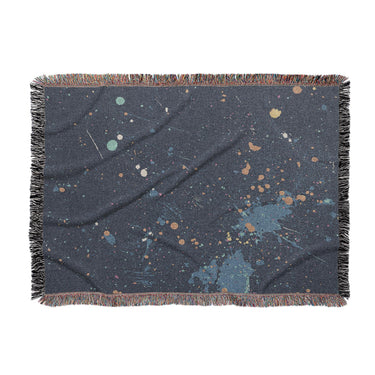 Jacob Navy & Orange in Large (80" x 60") Size