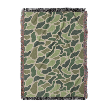 Duck Camo Green in Large (80" x 60") Size