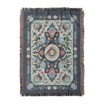 Nellie Blue Multicolor in Large (80" x 60") Size