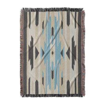 Jessa Blue & Ivory in Large (80" x 60") Size
