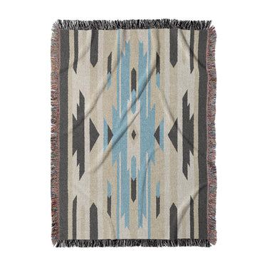 Jessa Blue & Ivory in Large (80" x 60") Size