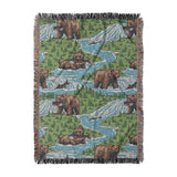 Bears Catching Salmon in Large (80" x 60") Size