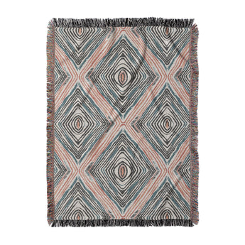 Boden Orange & Blue in Large (80" x 60") Size