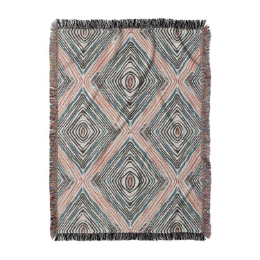 Boden Orange & Blue in Large (80" x 60") Size