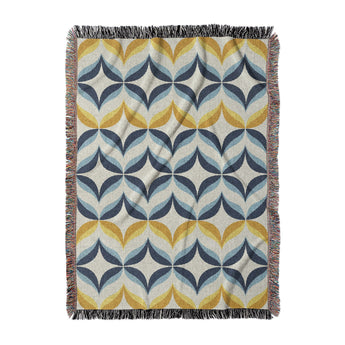 Jasper Blue & Gold in Large (80" x 60") Size