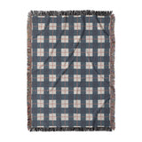 Wallace Plaid Navy & Red in Large (80" x 60") Size