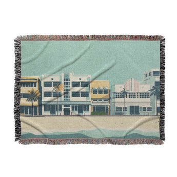 Art Deco Beach in Large (80" x 60") Size