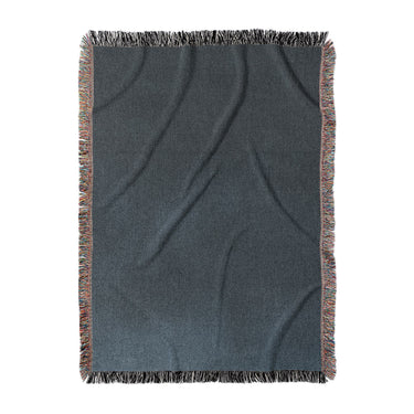 Keanu Watercolor Navy Blue Ombre in Large (80" x 60") Size