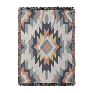 Dakota Blue & Orange in Large (80" x 60") Size