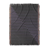 Euclid Black & Purple in Large (80" x 60") Size