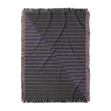 Euclid Black & Purple in Large (80" x 60") Size
