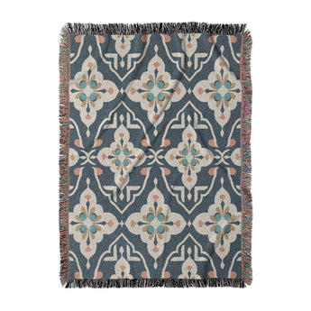 Merrin Blue & Ivory in Large (80" x 60") Size