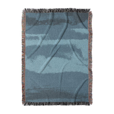 Jacinda Watercolor Blue Ombre in Large (80" x 60") Size