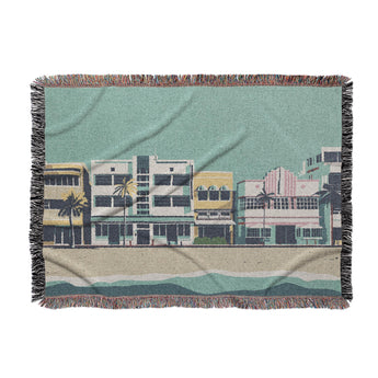 Art Deco Beach in Large (80" x 60") Size