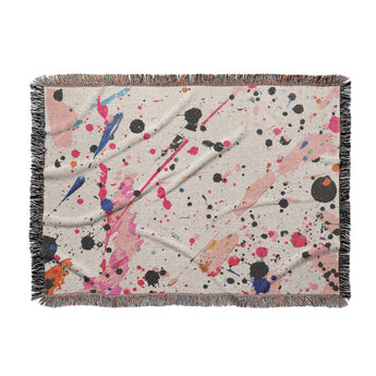 Kayla Paint Splatter in Large (80" x 60") Size