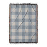 Buffalo Plaid Steel Blue in Large (80" x 60") Size