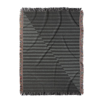 Euclid Black & Neutral Grey in Large (80" x 60") Size