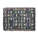 Milo Navy Lime & Terracotta in Large (80" x 60") Size
