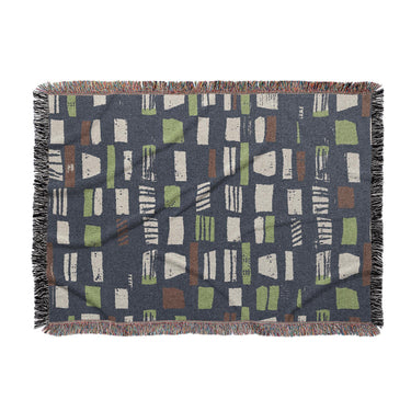 Milo Navy Lime & Terracotta in Large (80" x 60") Size