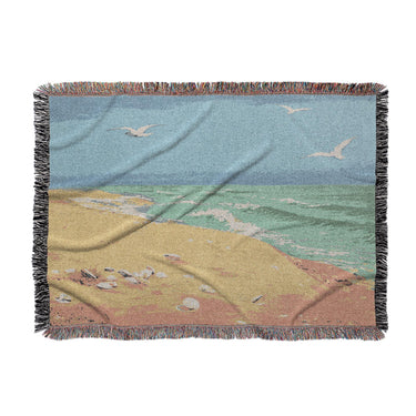 On the Beach by Fidelia Bridges in Large (80" x 60") Size